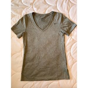 Small Heather Gray Nike Dri-Fit T-Shirt